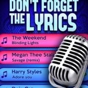 Don't Forget the Lyrics